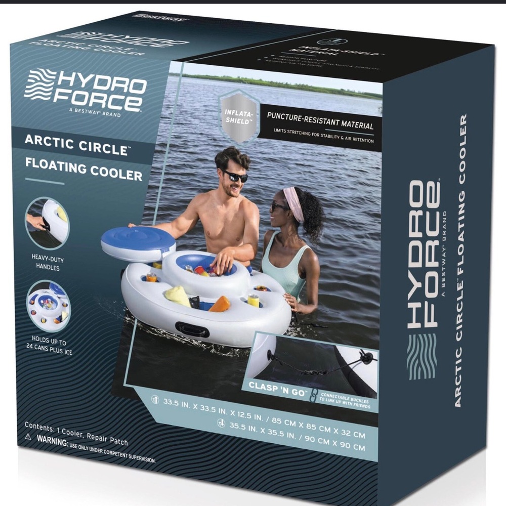 Arctic Circle Floating Cooler inflatable tube tubing float
